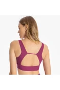TOP LIVE ICON LUX FEMININO - Roxo