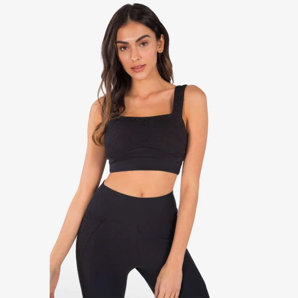 TOP LIVE NEO DAISY FEMININO - Preto
