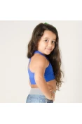 TOP LIVE PLAY AROUND INFANTIL - Azul