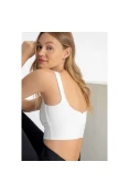 TOP LIVE WELLNESS ESSENTIAL FEMININO - Branco TOP LIVE WELLNESS ESSENTIAL FEMININO - Branco