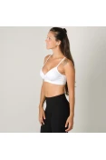TOP MIZUNO ESSENCE COM BOJO FEMININO - Branco TOP MIZUNO ESSENCE COM BOJO FEMININO - Branco