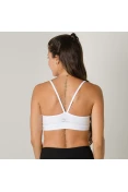TOP MIZUNO ESSENCE COM BOJO FEMININO - Branco TOP MIZUNO ESSENCE COM BOJO FEMININO - Branco
