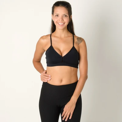 TOP MIZUNO ESSENCE COM BOJO FEMININO - Preto TOP MIZUNO ESSENCE COM BOJO FEMININO - Preto