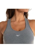 TOP MIZUNO ESSENCE FEMININO - Cinza