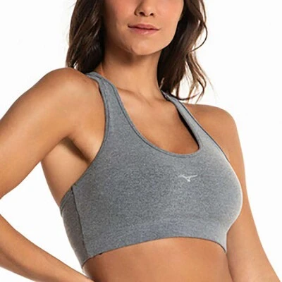 TOP MIZUNO ESSENCE FEMININO - Cinza