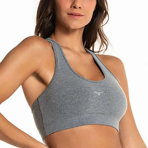 TOP MIZUNO ESSENCE FEMININO - Cinza