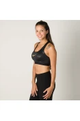 TOP NIKE CLASSIC METALLIC DOT PRINT FEMININO - Preto/dourado