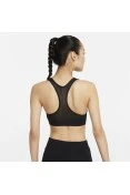 TOP NIKE DF SWSH ICNCLSH GX BRA FEMININO - Preto/branco