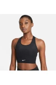 TOP NIKE DF SWSH LNGLN BRA FEMININO - Preto