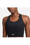 TOP NIKE DF SWSH LNGLN BRA FEMININO - Preto