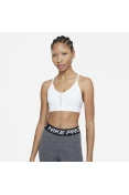 TOP NIKE DRI-FIT INDY FEMININO - Branco/cinza TOP NIKE DRI-FIT INDY FEMININO - Branco/cinza
