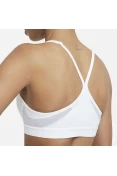 TOP NIKE DRI-FIT INDY FEMININO - Branco/cinza TOP NIKE DRI-FIT INDY FEMININO - Branco/cinza
