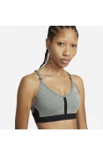 TOP NIKE DRI-FIT INDY FEMININO - Grafite/preto TOP NIKE DRI-FIT INDY FEMININO - Grafite/preto