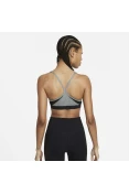 TOP NIKE DRI-FIT INDY FEMININO - Grafite/preto TOP NIKE DRI-FIT INDY FEMININO - Grafite/preto