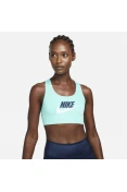 TOP NIKE DRI-FIT SWOOSH FEMININO - Azul celeste
