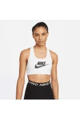 TOP NIKE DRI-FIT SWOOSH FEMININO - Branco