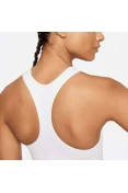 TOP NIKE DRI-FIT SWOOSH FEMININO - Branco