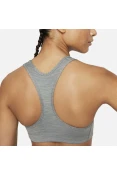 TOP NIKE DRI-FIT SWOOSH FEMININO - Grafite