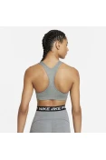 TOP NIKE DRI-FIT SWOOSH FEMININO - Grafite