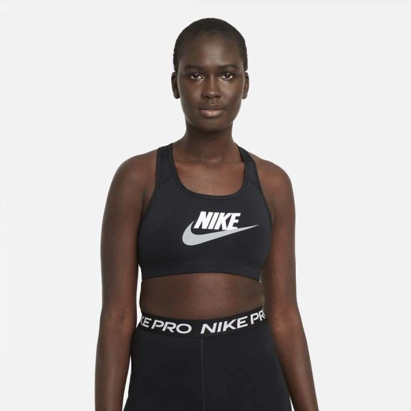 TOP NIKE DRI-FIT SWOOSH FEMININO - Preto