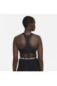 TOP NIKE DRI-FIT SWOOSH FEMININO - Preto