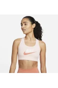 TOP NIKE DRI-FIT SWOOSH FEMININO - Rosa