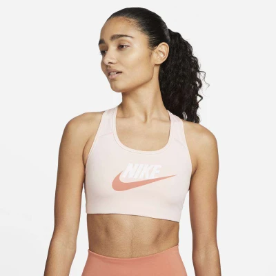 TOP NIKE DRI-FIT SWOOSH FEMININO - Rosa