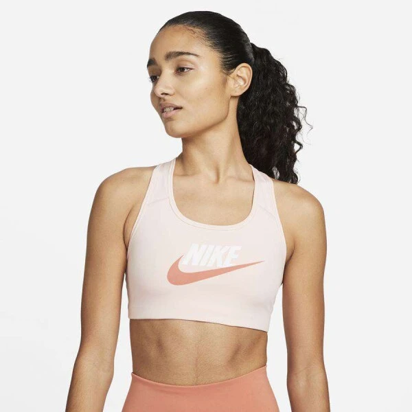 TOP NIKE DRI-FIT SWOOSH FEMININO - Rosa