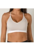 TOP NIKE INDY FEMININO - Bege TOP NIKE INDY FEMININO - Bege