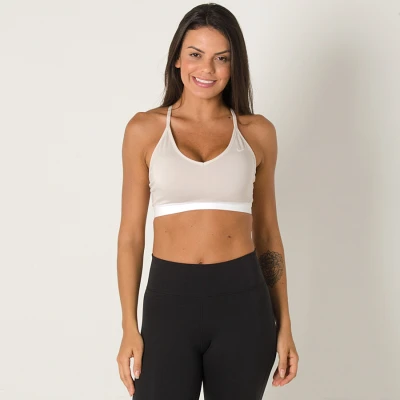 TOP NIKE INDY FEMININO - Bege TOP NIKE INDY FEMININO - Bege