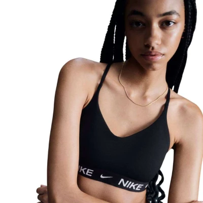 TOP NIKE INDY FEMININO - Preto/branco