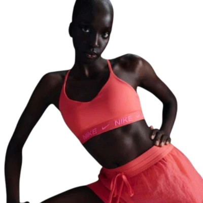 TOP NIKE INDY FEMININO - Rosa