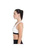 TOP NIKE PRO CLASSIC BRA FEMININO - Branco/preto TOP NIKE PRO CLASSIC BRA FEMININO - Branco/preto