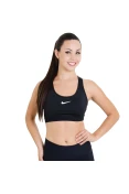 TOP NIKE PRO CLASSIC BRA FEMININO - Preto/branco TOP NIKE PRO CLASSIC BRA FEMININO - Preto/branco