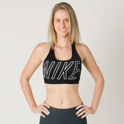 TOP NIKE PRO CLASSIC LOGO FEMININO - Preto TOP NIKE PRO CLASSIC LOGO FEMININO - Preto