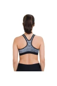 TOP NIKE PRO CLASSIC PAD STATIC BRACOL FEMININO - Preto/branco