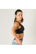 TOP NIKE PRO CLASSIC SWOOSH BRA FEMININO - Preto