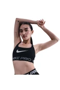 TOP NIKE PRO FEMININO - Preto/branco