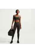 TOP NIKE PRO SEAMLESS FEMININO - Chumbo