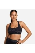 TOP NIKE PRO SWOOSH FEMININO - Preto