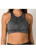 TOP NIKE SWOOSH BRA FEMININO - Grafite