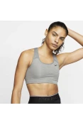TOP NIKE SWOOSH BRA NON PAD FEMININO - Grafite