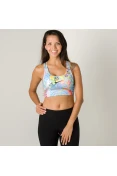 TOP NIKE SWOOSH HYPER FEMME FEMININO - Cinza/azul TOP NIKE SWOOSH HYPER FEMME FEMININO - Cinza/azul