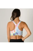 TOP NIKE SWOOSH HYPER FEMME FEMININO - Cinza/azul TOP NIKE SWOOSH HYPER FEMME FEMININO - Cinza/azul