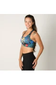 TOP NIKE SWOOSH HYPER FEMME FEMININO - Preto/verde TOP NIKE SWOOSH HYPER FEMME FEMININO - Preto/verde