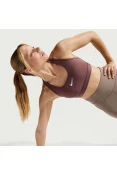 TOP NIKE SWOOSH SUPORTE MEDIO FEMININO - Marrom