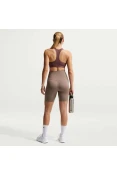 TOP NIKE SWOOSH SUPORTE MEDIO FEMININO - Marrom