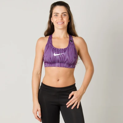 TOP NIKE VICTORY COMPRESSION FEMININO - Roxo