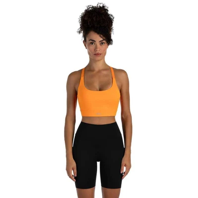 TOP OLYMPIKUS CORRE MEDIO IMPACTO FEMININO - Laranja