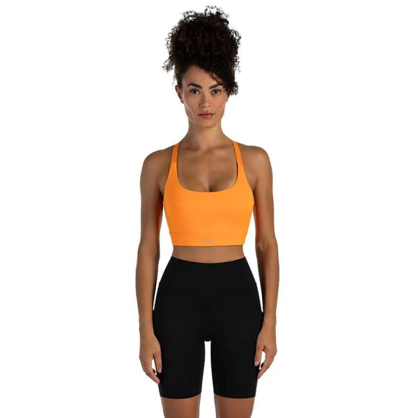 TOP OLYMPIKUS CORRE MEDIO IMPACTO FEMININO - Laranja